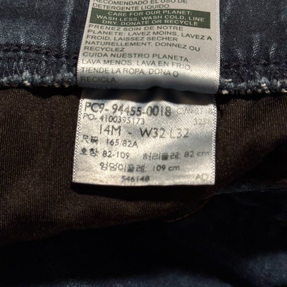 Levi Strauss Signature Gold Totally Shaping Pull On Skinny Jeans Dark Wash 14 - Picture 8 of 8
